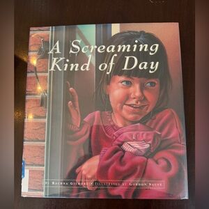 A Screaming Kind of Day Book. Hardcover Library Book